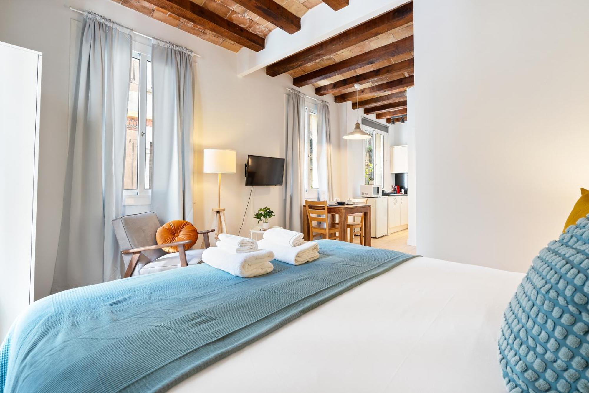 Lodging Apartments Beach Studio P1 Barcelona Exterior foto